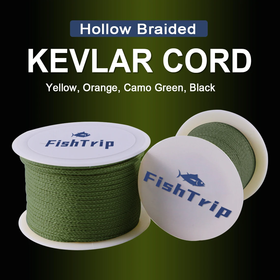 FishTripBraidedKevlarCordFishingLineAbrasionResistanceforSaw