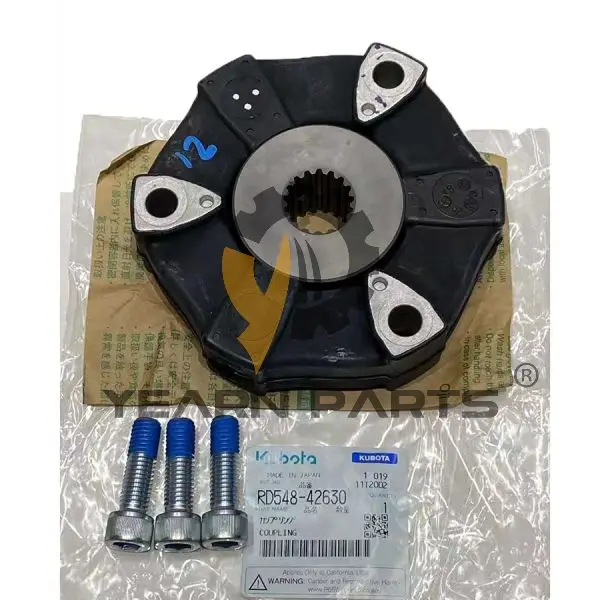 

YearnParts ® Coupling RD548-42630 RD54842630 for Kubota Excavator KX161-3ST U45-3ST KX161-3STCA