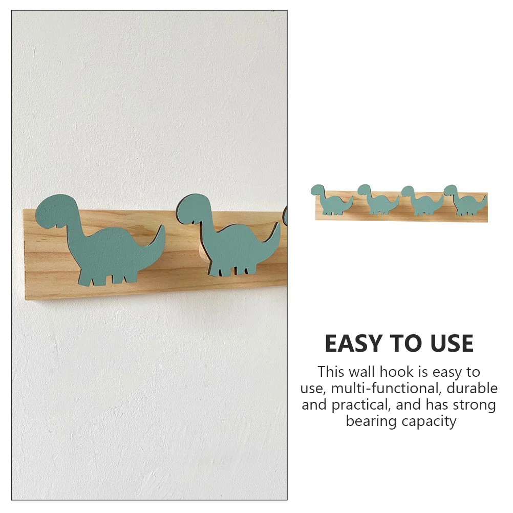 Cartoon Dinosaur WallMounted Hooks Coat Rack Hat Holder Room Decor Key Hooks Bathroom Accessories Bedroom Hooks Clothes 3