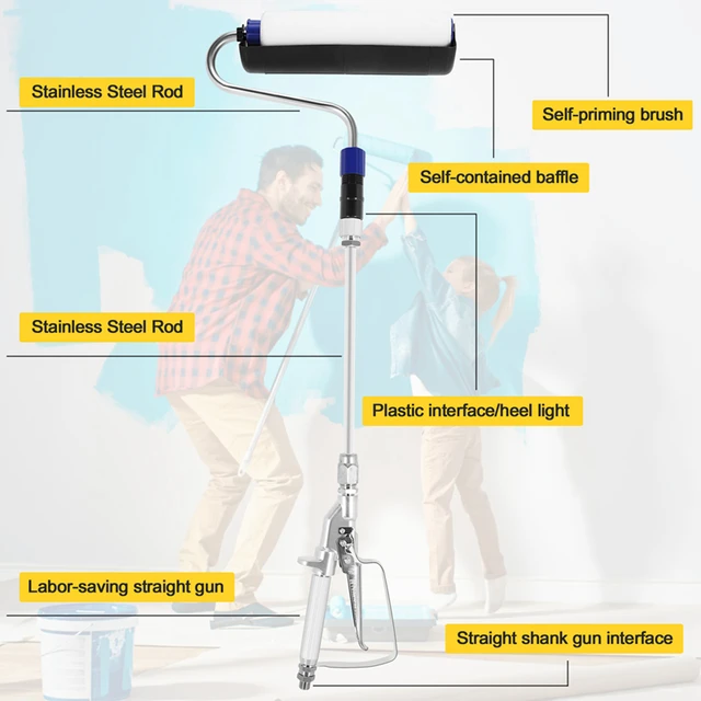 Airless Paint Roller Hvlp Spray Airless Paint Sprayer Powder 