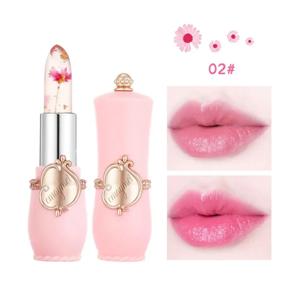 thumbnail image 1 of Flower Jelly Lipstick Set Temperature Change Moisturizer Flower Lip Stick Long Lasting Lip Balm Magic Color Change Lip Gloss Set, 1 of 5