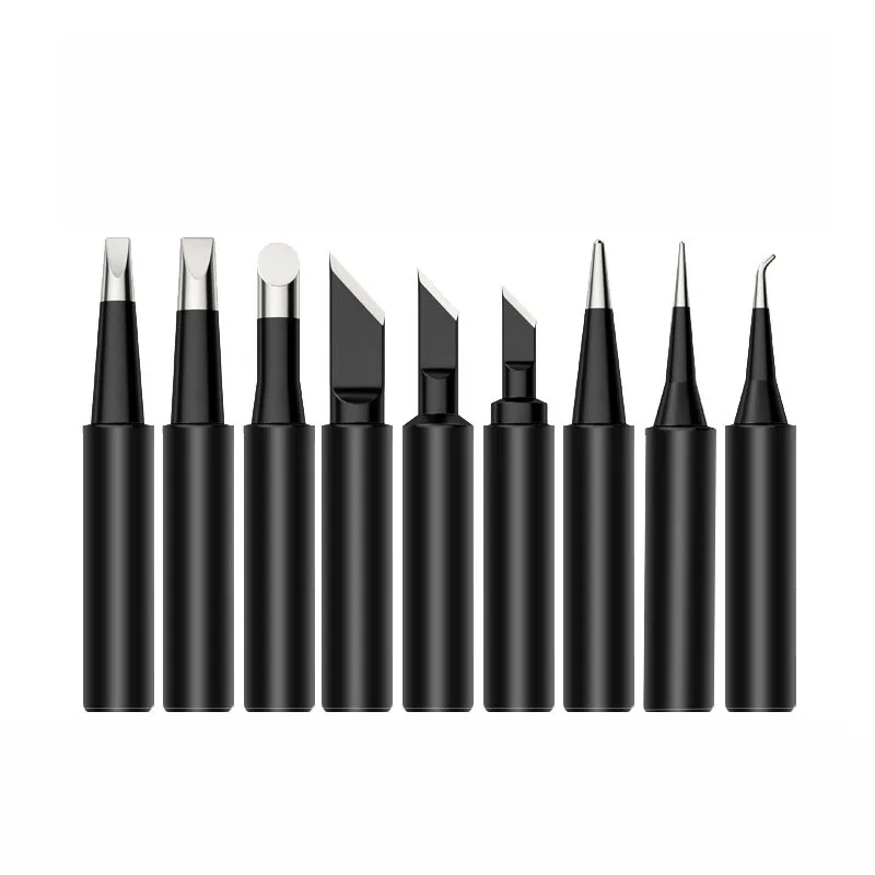 936 937 8586 knife type round pointed tip iron tip internal heat resistant black diamond welding 5pcs