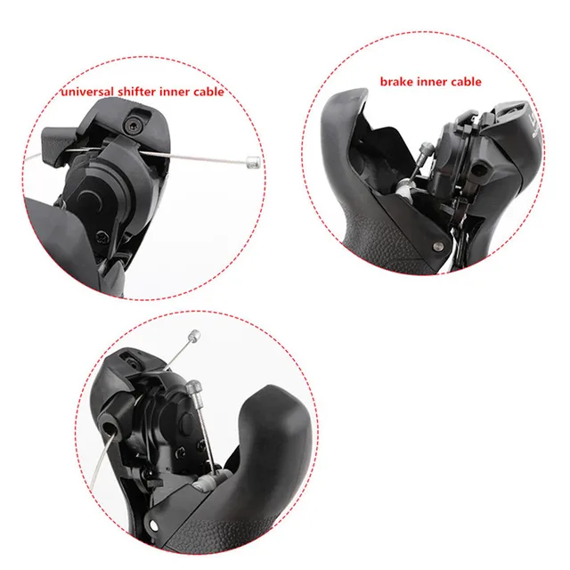 microNEW Shifters Dual Control Levers Finger Dial Road Bike 2 3X7 8 9 10 11 Speed Shifter Conjoined DIP Derailleurs 4