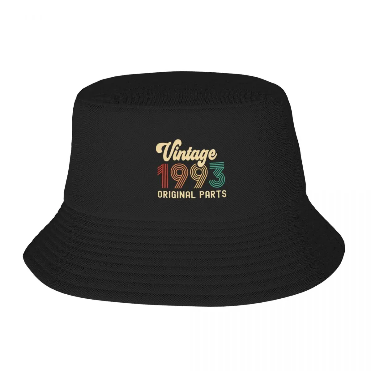 

Vintage 1993 Original Parts Men Women Bucket Hat Outdoor Sun Protection Cap Breathable Mesh Fisherman Hats For Birthday Gift