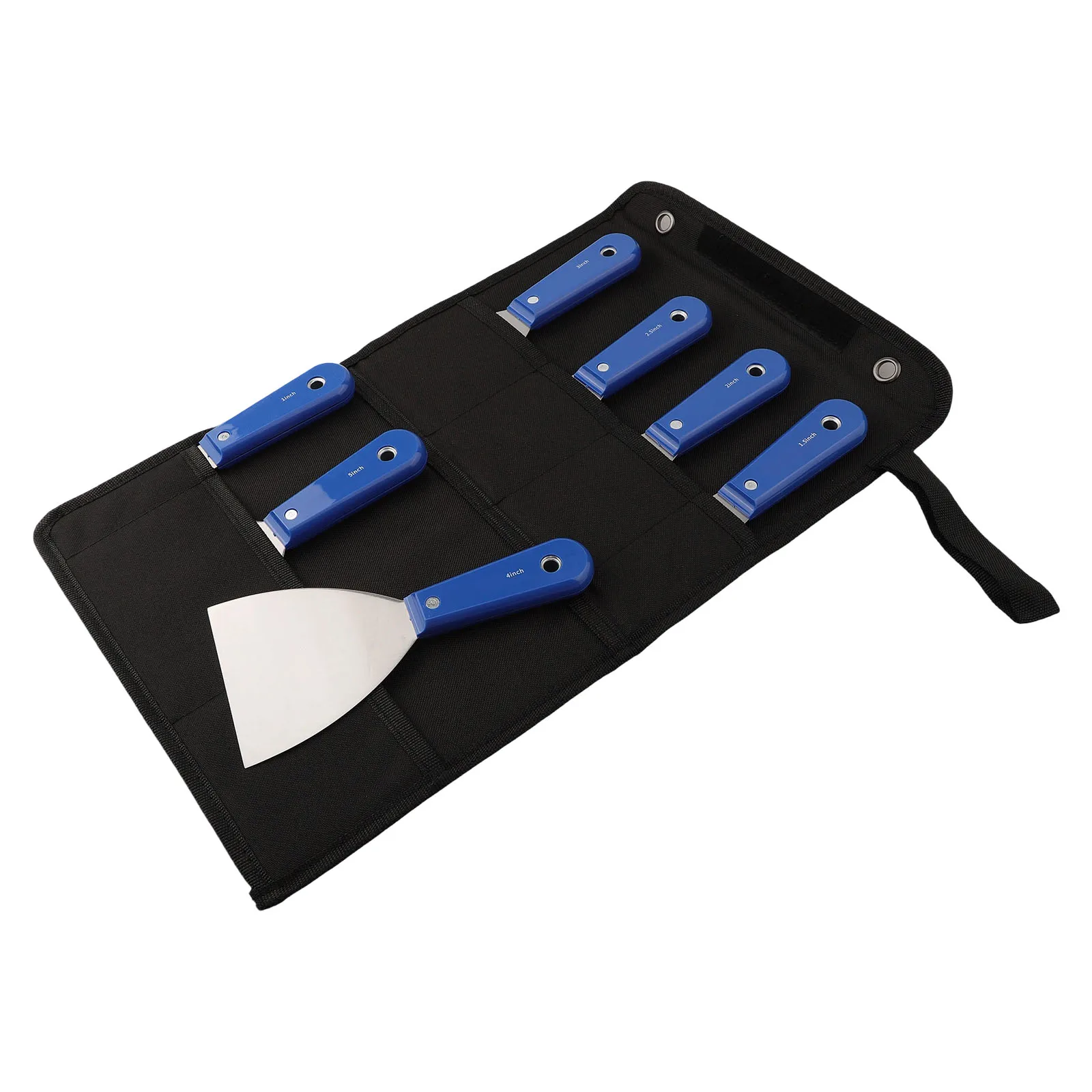 For DIY Projects 11.42*8.66*0.79 In Drywall Tools 7pcs Scraper Set For Drywall Ergonomic Scraper 7 Size Variety
