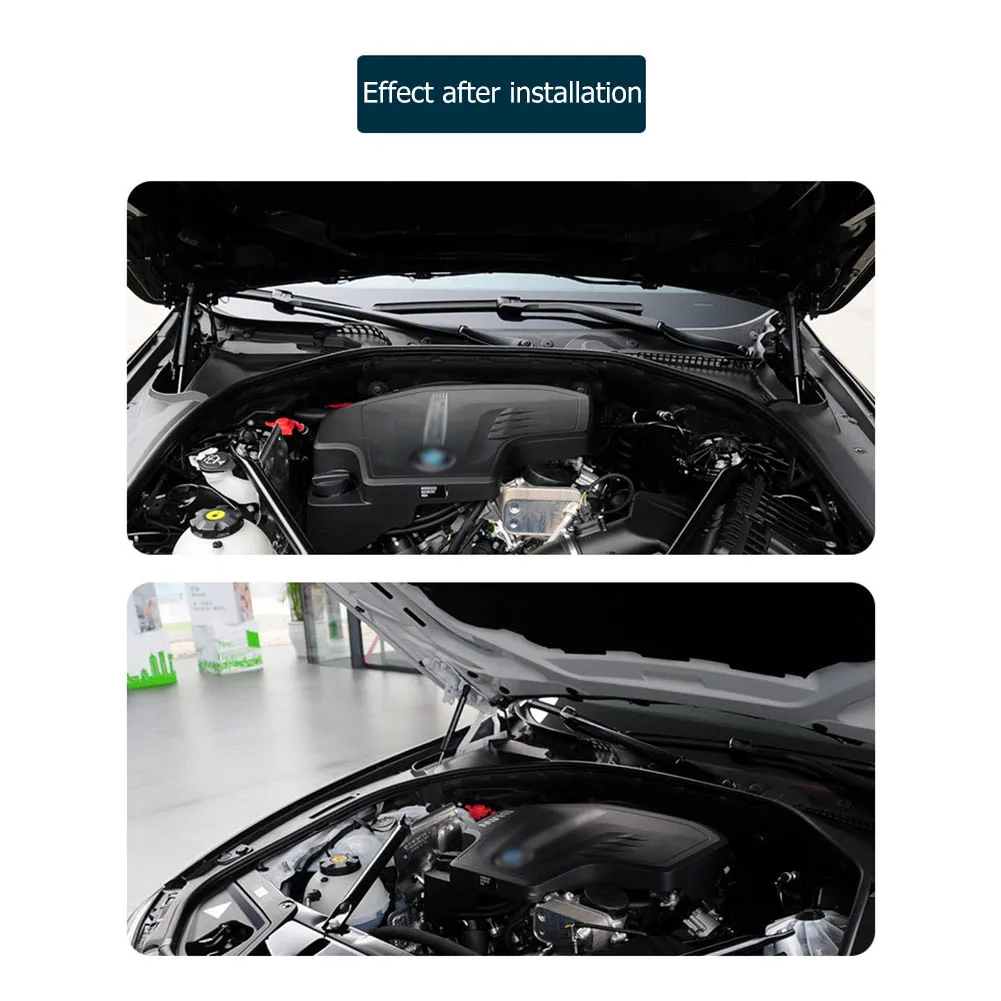 프론트 엔진 커버 스프링 자동차 보닛 후드 리프트 서포트 쇼크 가스 스프링 리프터 BMW 5 시리즈 F10 F11 F18 2011-2017용