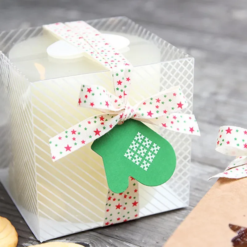 Ribbon Supplies 5yards 15mm Christmas Printed Polyester Cotton Ribbon DIY Wedding Christmas Party Gift Wrapping