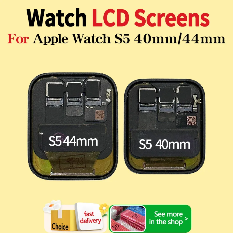 Oled Per Apple Watch Series 5 Lcd Touch Screen Display Digitizer Assembly Sostituire Per Iwatch S5 Display 40Mm 44Mm