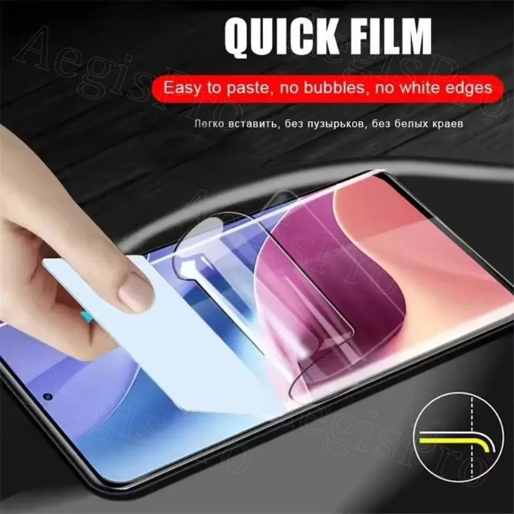 Water-Resistant Hydrogel High Sensitivity Screen Protector - 3 Pack