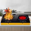 Double Head High-Power Rapid Heating Double-Head Electric Ceramic Stove Knob Control For Kitchen High-Temperature Cookware 4