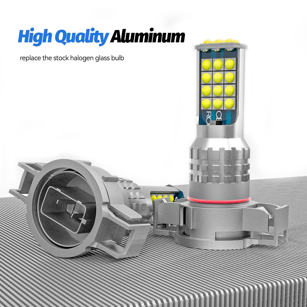 2pcs LED 안개등 시트 미 2011-2019 2012 2013 2014 2015 2016 2017 2018 Canbus 액세서리