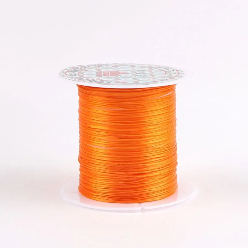 10Meters 0.8mm Elastic Thread Round Crystal Line Nylon Rubber Stretchy Cord Elastic Rope for Jewelry Making Beading Bracelet