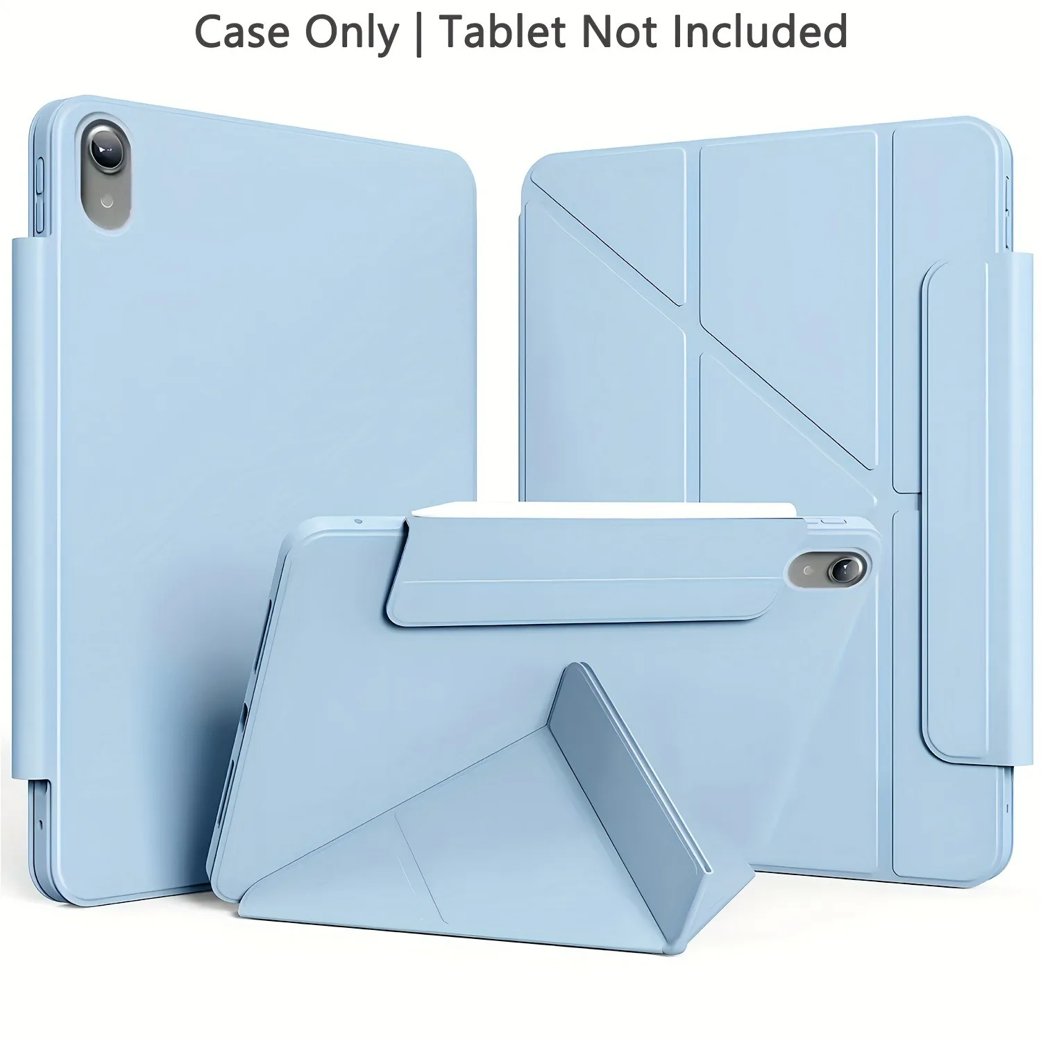 Smart Y-Fold PU Stand Magnetic Tablet Cover, 9.7-Inch