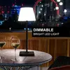 Outdoor Portable LED Table Lamp Power Bank Rechargeable Cordless Table Lights Battery Operated Dimmable LED Desk Lighting 6