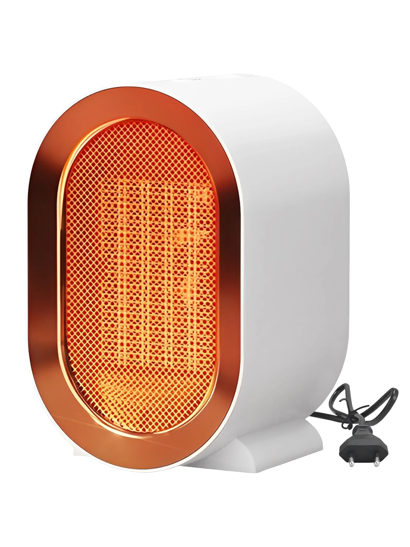 Desktop Electric Heater Mini Household Electric Heater for Bedroom 220V European standard Portable Heating Warm Air Blower