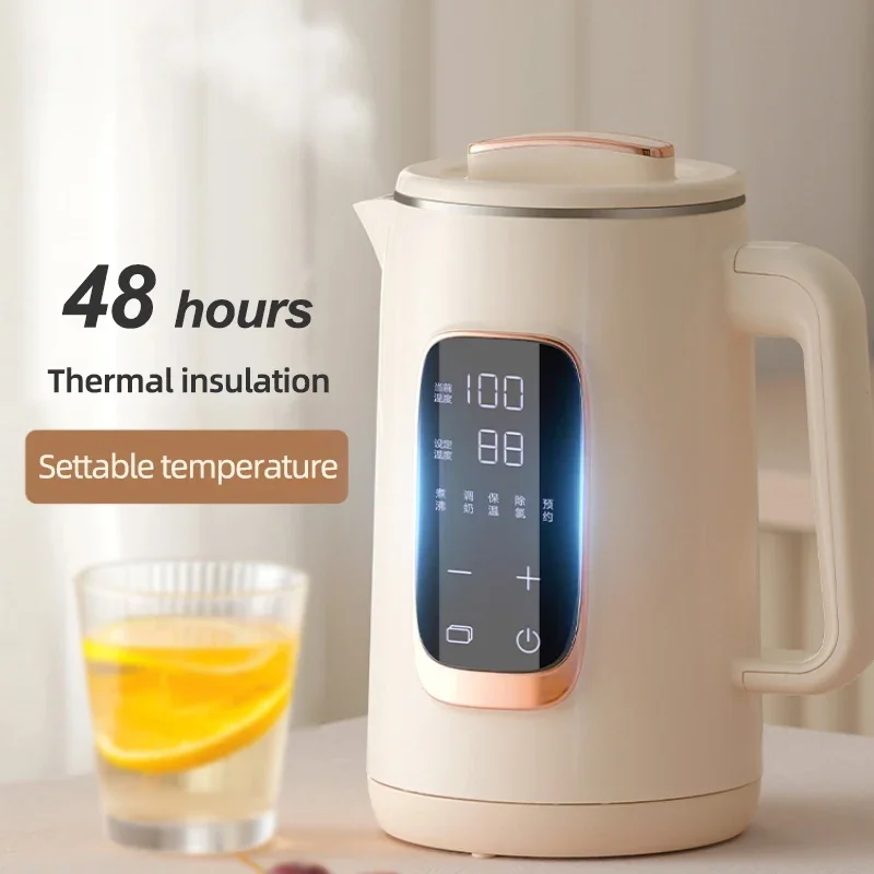 Electric Kettle Household Thermostatic Kettle Automatic Heat Preservation Teapot 304 Stainless Steel Liner Health Pot 1.5L чайник xiaomi thermostatic electric kettle 2