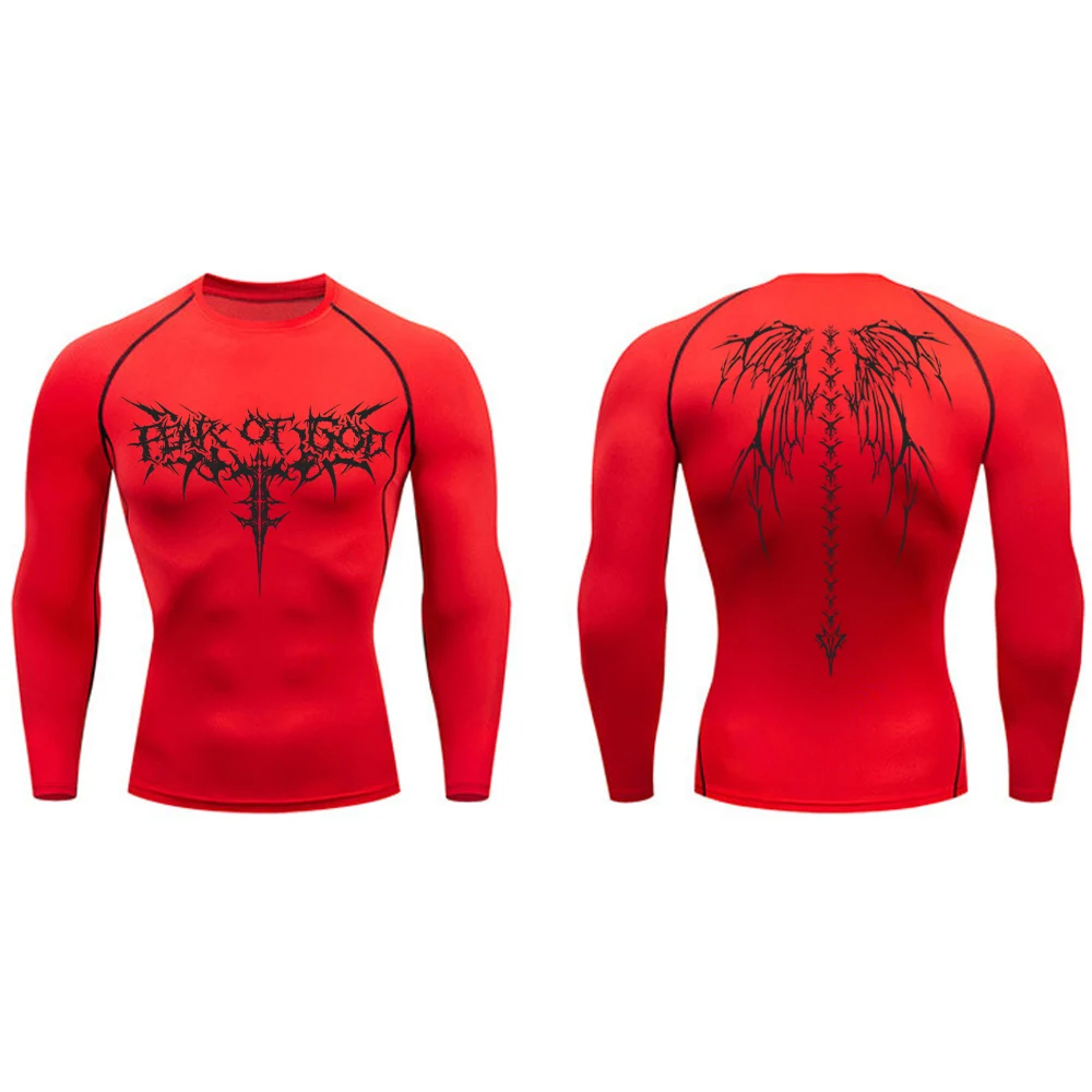 Maglia Maniche Lunghe Rash Guard Uomo Maniche Lunghe Maglia