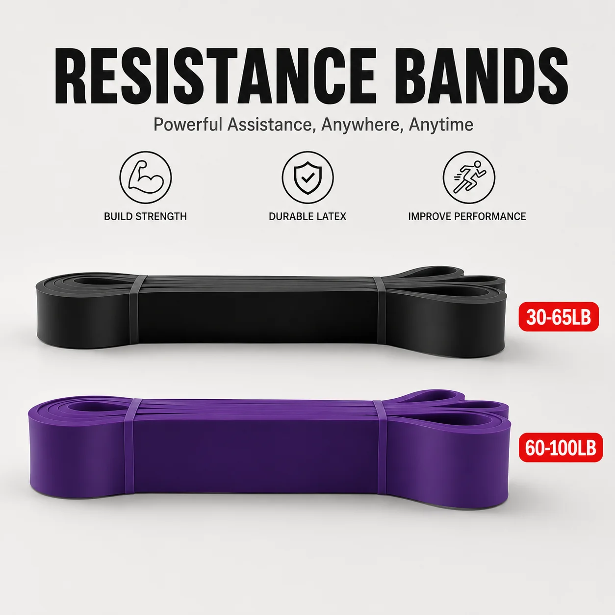 Adjustable Resistance Bands for Fitness, Boxing, Agility, and Yoga Workouts