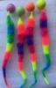 1PC Cat interactive toys Tickle Cat Colorful bouncing ball Pet supplies Puzzle teasing indoor cat worm caterpillar elastic toy 2