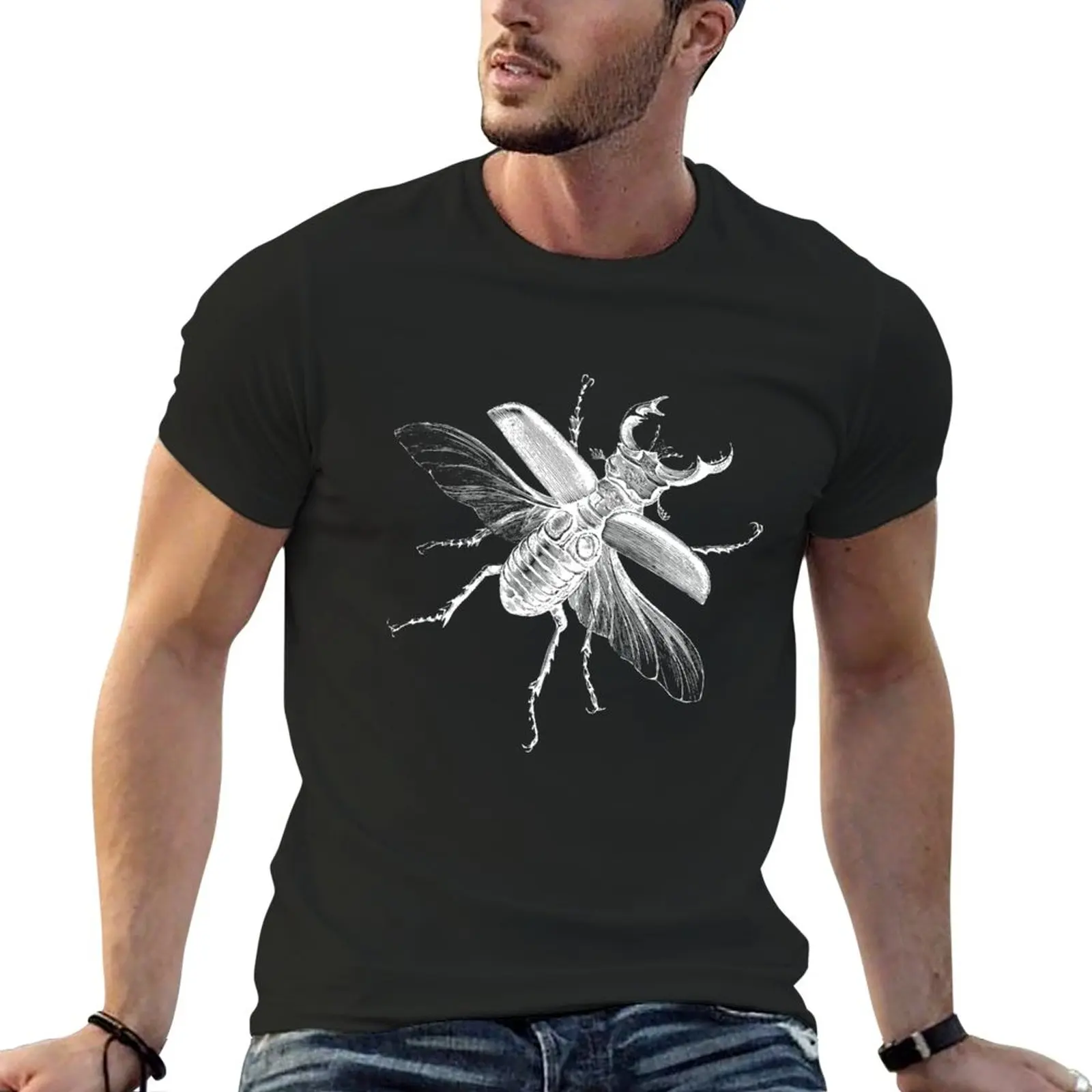 

New Vintage Stag Beetle Bug Engraving T-Shirt graphic t shirts Oversized t-shirt graphic t shirt men clothing