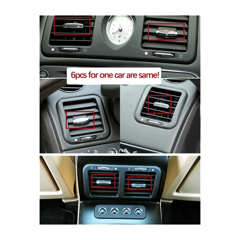For Maserati Quattroporte Grancabrio Granturismo Car Front Rear Air Conditioning AC Vent Grille Slider Clips Repair Kit