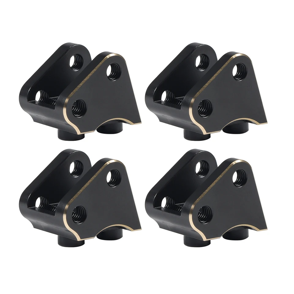 INJORA Coppia Copridifferenziale In Ottone Per AR44 – Assale Anteriore/Posteriore Per SCX10 II 90046/90047 - 2