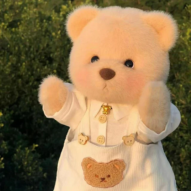30cm Handmade Original Teddy Bear Stuff Plush Doll With Clothes Lina Bear