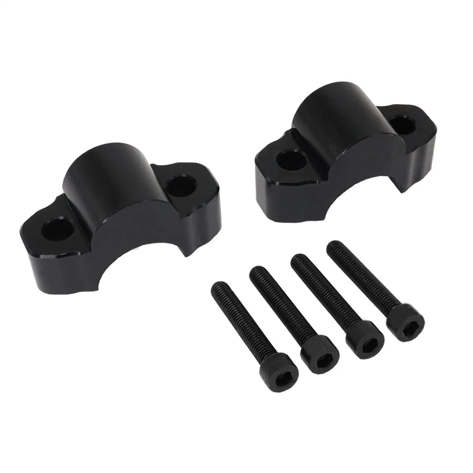 2x Motorcycle Handlebar Risers Replace Parts Black for XT700Z 2019-2023