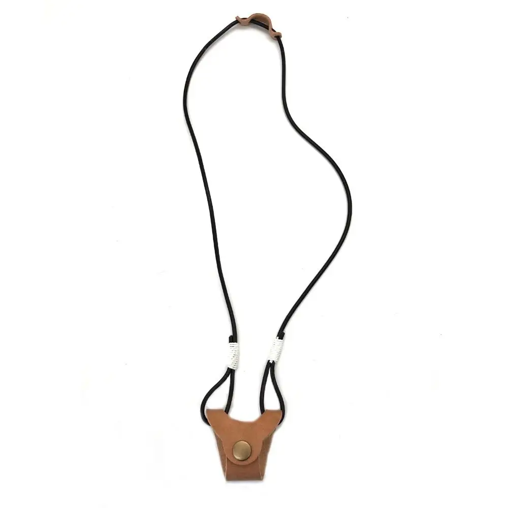 

Anti Fall Glasses Clip Portable Glasses Chain Leather Storage Case Lightweight Glasses Lanyard Women