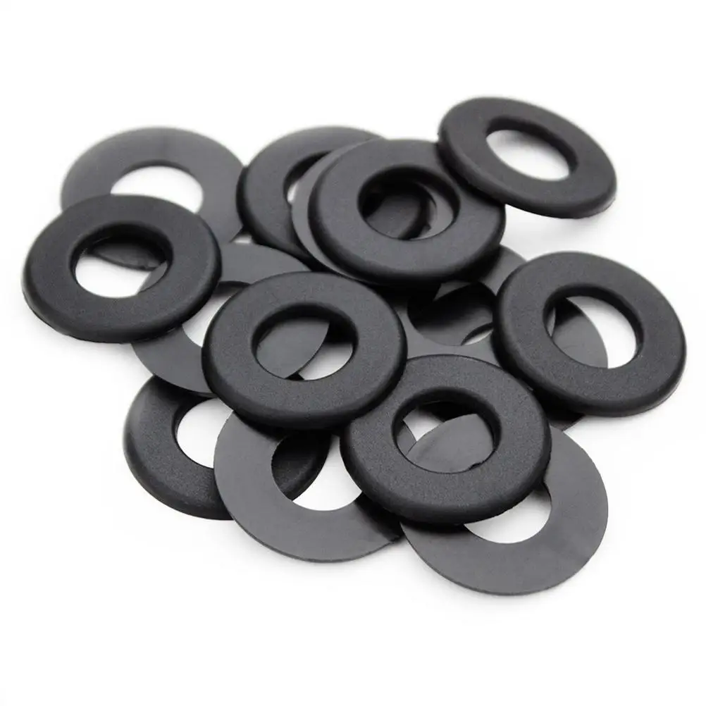 Pvc Washers Foosball Machine Accessories Table Football Replacement Parts Black Rod Bearings Soccer Tables Entertainment 16Pcs