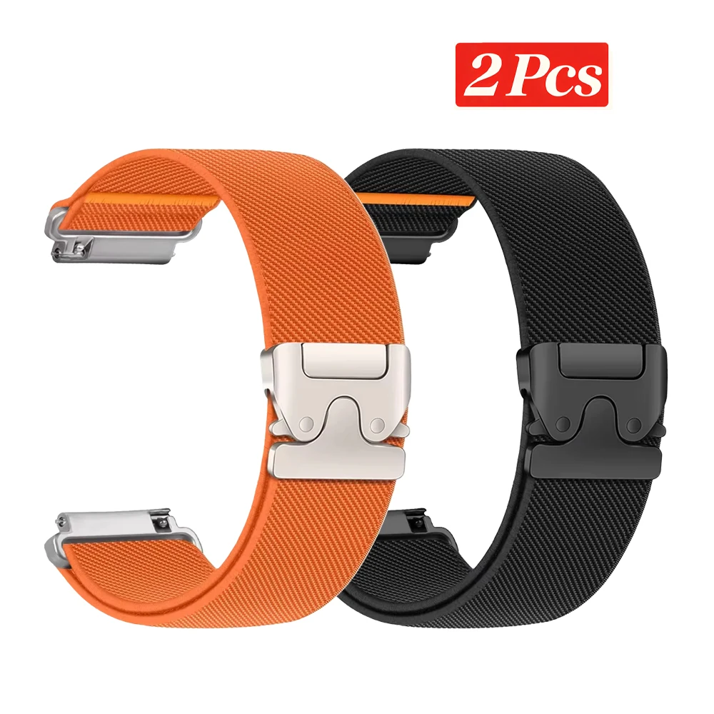 Sleek Metal Parachute Bracelet Strap for Smartwatches, 20mm/22mm