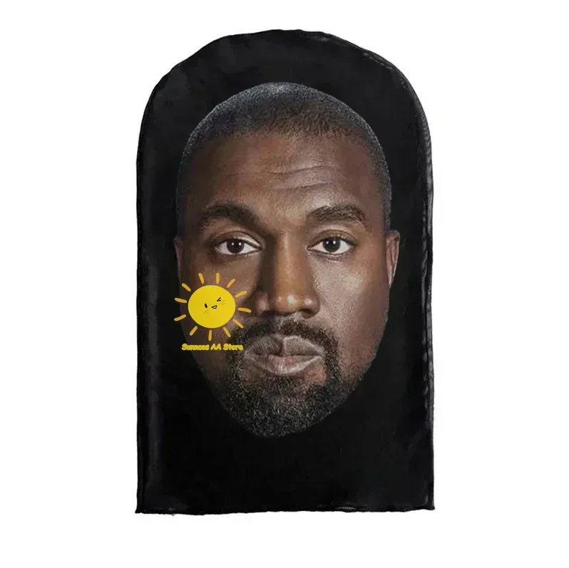 Cosplay mask 3D Printed Kanye Mask Drake Elastic Mesh Full Face Mask for Unisex Cosplay Headwear Party