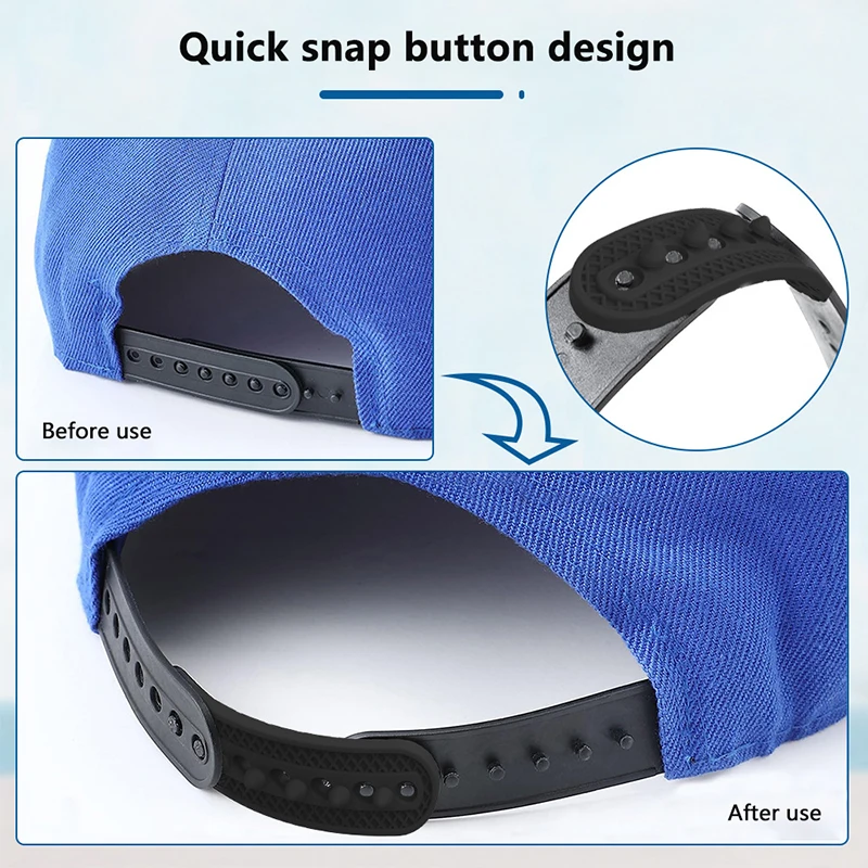 Hat Adjuster Buckle Adjustable Straps Baseball Cap Extender Portable Snapbacks Replaceable Extenders