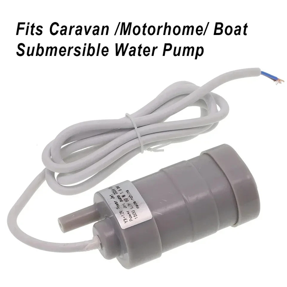 12v Pumpe Tauchpumpe 12V DC  10L/min Wasserpumpe Fr Wohnwagen, Camping,  Garten, Boot (JT500) 12V Tauchpumpe