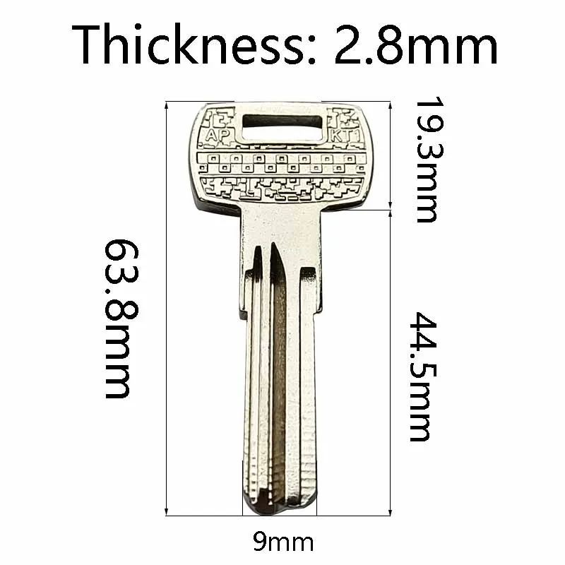 APEX Key Blank para serralheiro, APECS, BAI-8D,