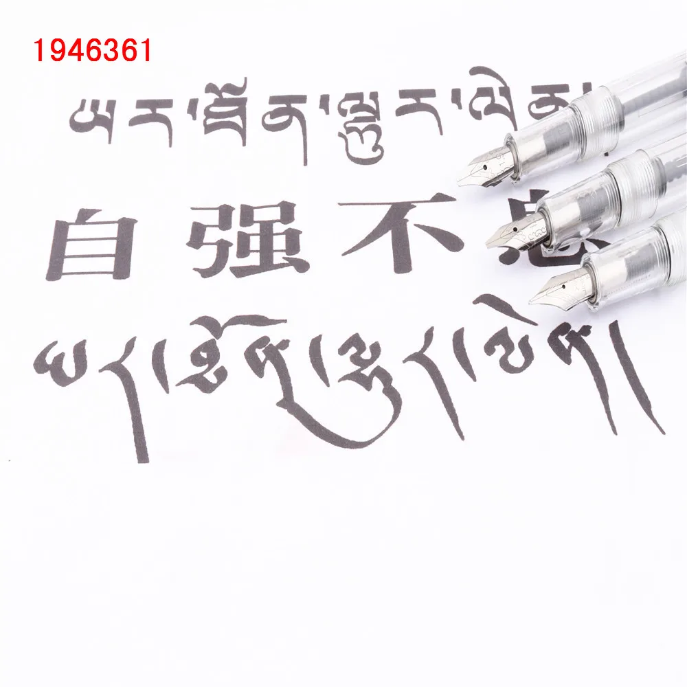 Fountain Pen Jinhao Transparent white Business office school supplies Fountain Pen Student ink pens
