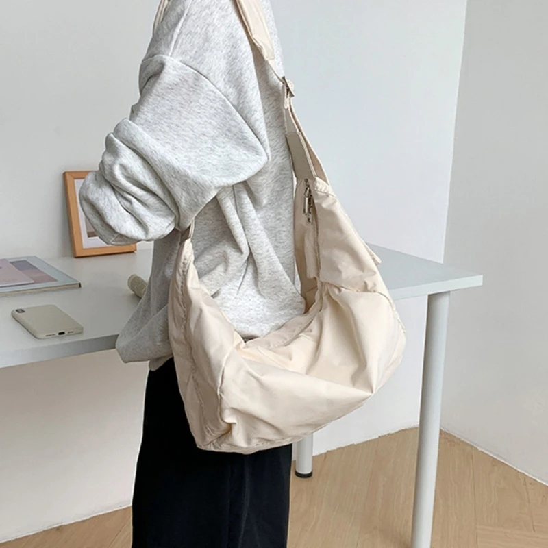 Nylon Shoulder Bag for Women Hobo Tote Bag Crossbody Bag for Teenager Girls