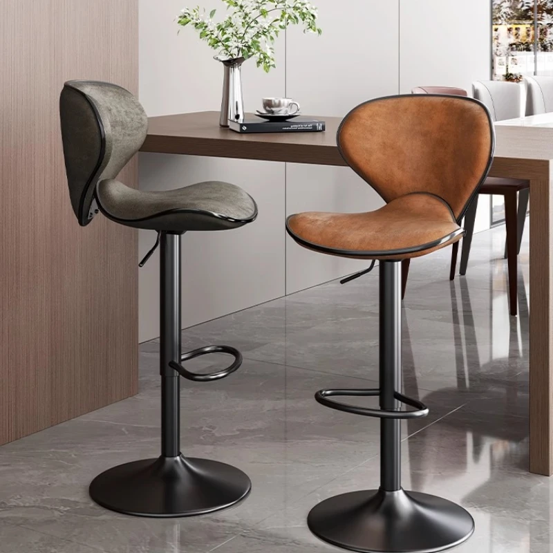 

Counter Height Ergonomic Bar Chairs Modern Nordic Outdoor Bar Chairs Counter Banquet Makeup Sillasc Adeira Bar Furniture