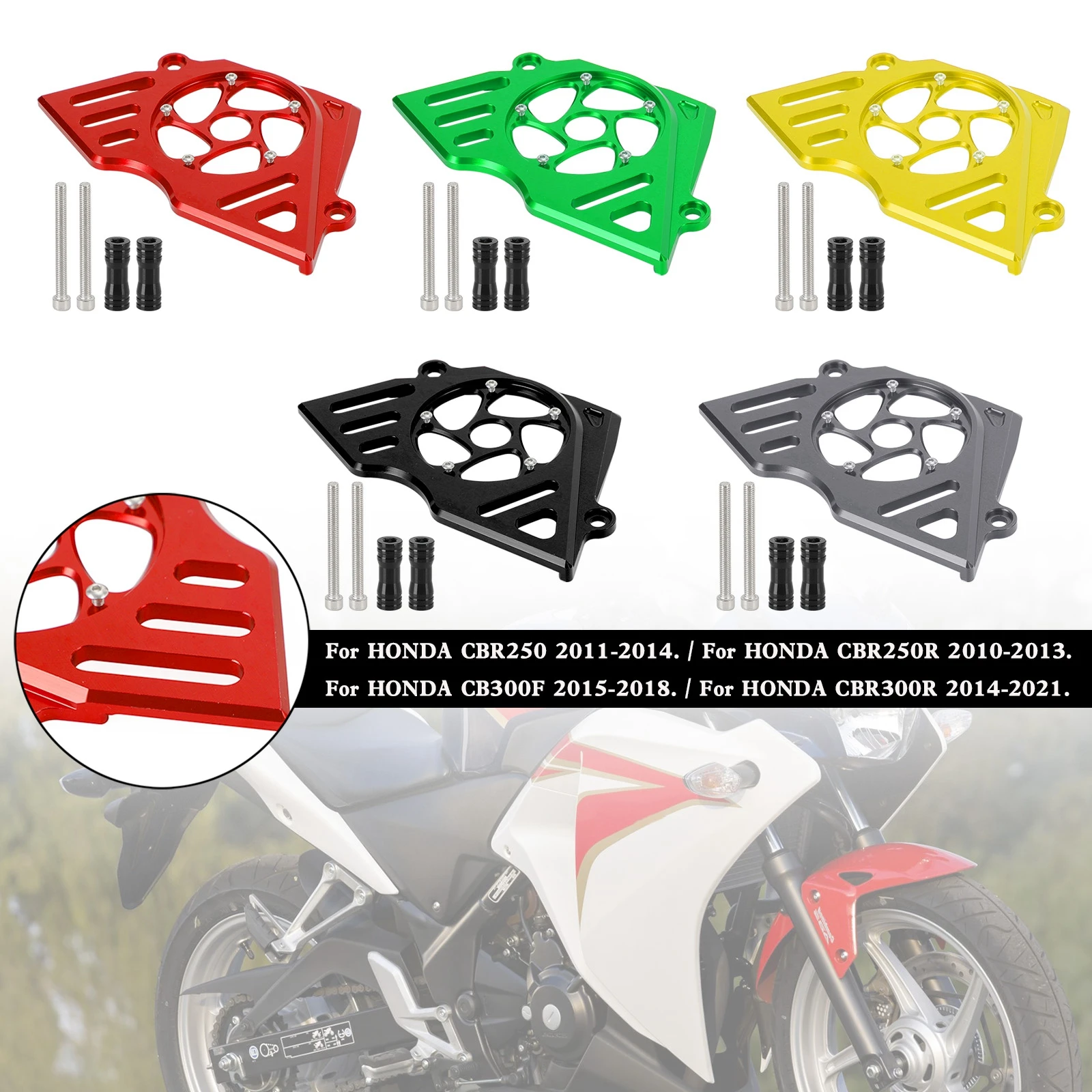 

Передняя Звездочка Artudatech, защита цепи для HONDA CBR250R CBR300R CB300F NC51 MC41, детали двигателя