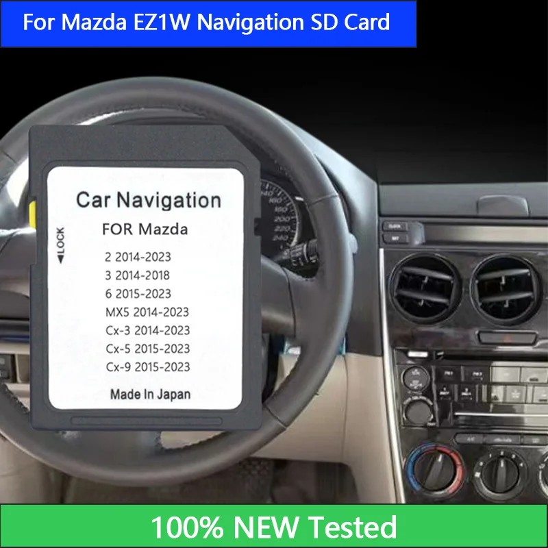 GPS Map Navigation SD Cards Navigation Card SD Card for Mazda EZ1W/2/3/6/CX3/CX5/MX5/CX9/GPS Navigation Map SD
