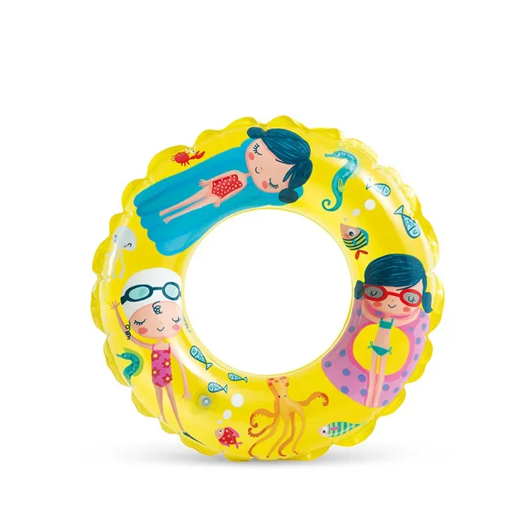 Authentic INTEX Children's Life Ring Swimming Ring Flotation Underarm For 5-10 Years Old 61CM Original China Product