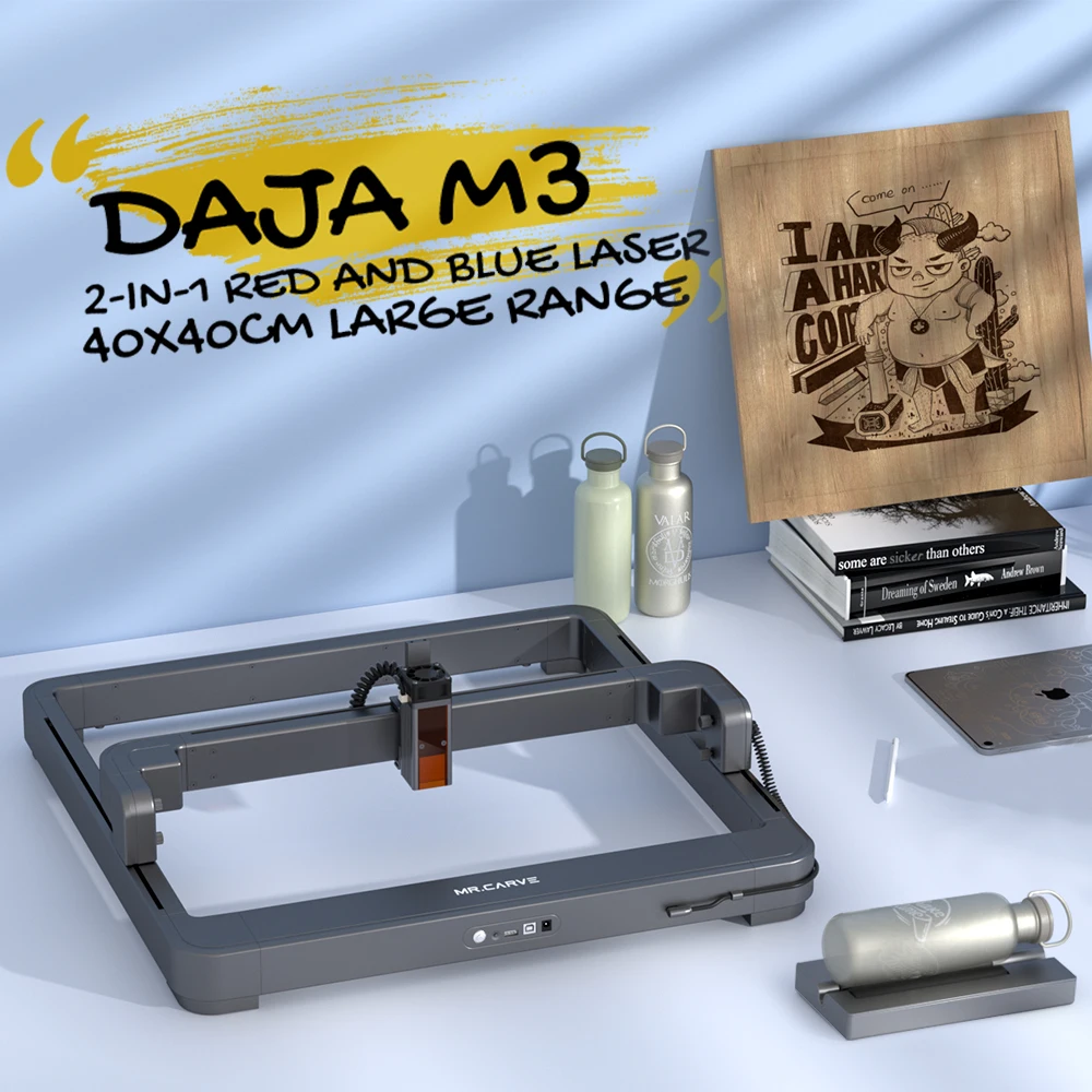 DAJAM3LaserEngraverEngravingAllMaterialDualLaserHeadsfor