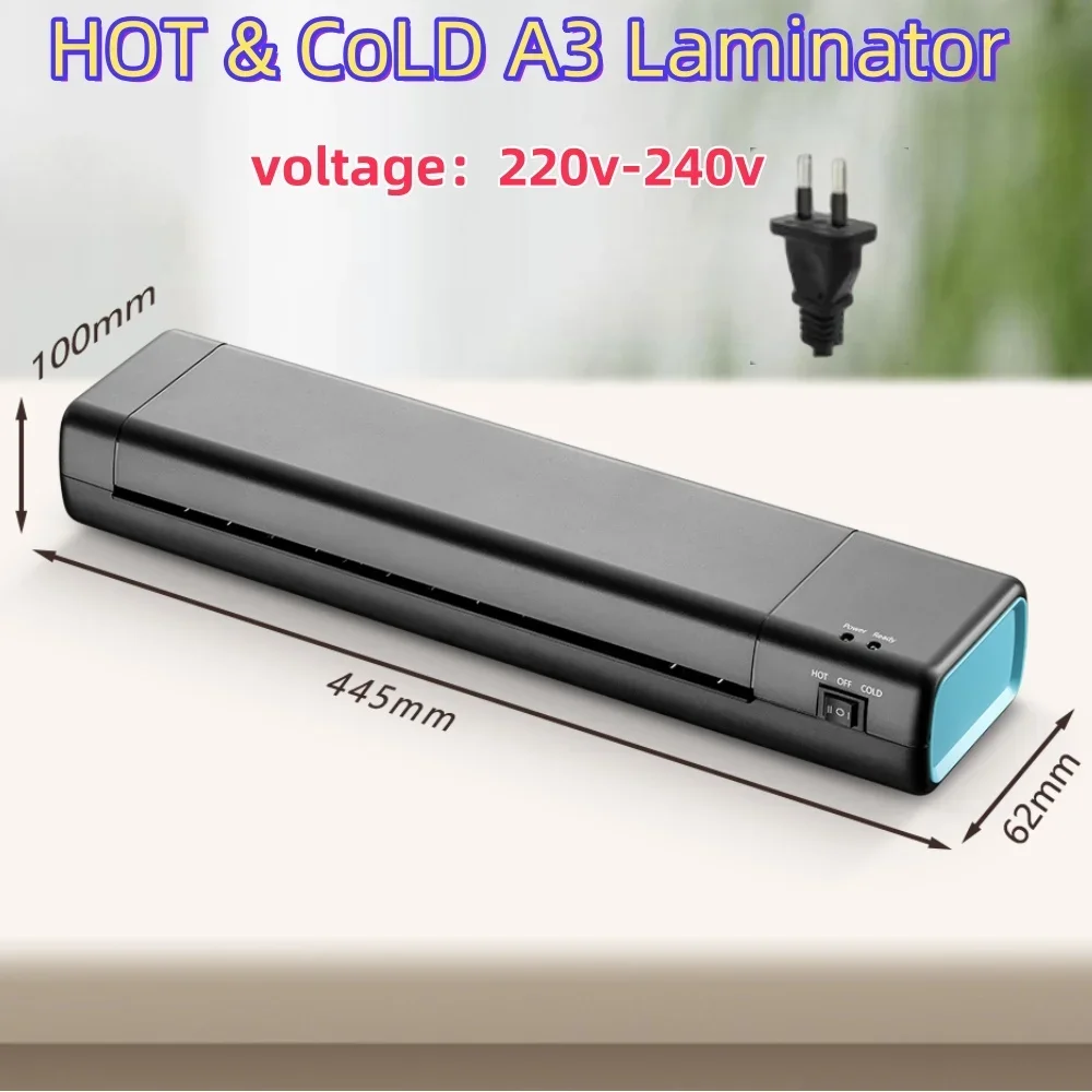 Laminating machine 9 inch laminating machine A4 A3 laminating machine 90 seconds fast preheating hot and cold laminating machine 6