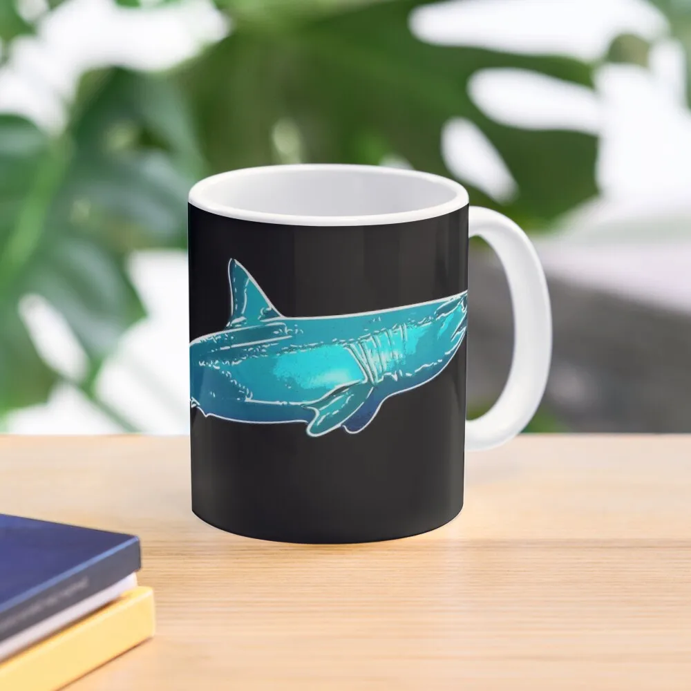 

Mako Shark White Alternate Print Coffee Mug Personalized Creative Cups Anime Cups Mug