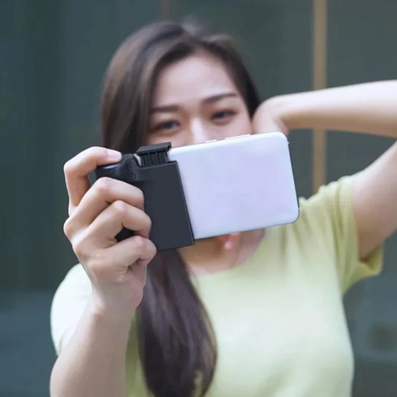 스마트폰 부스터 핸드 그립 블루투스 리모컨 폰 셔터, 아이폰 안드로이드 폰용