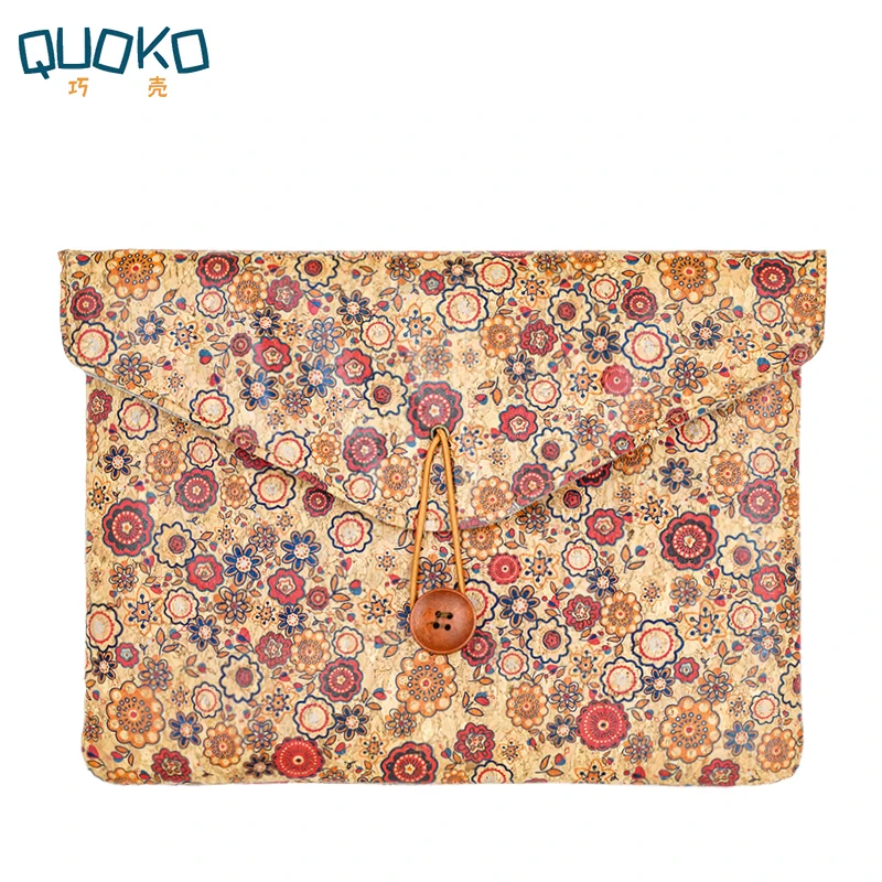 Eco-Friendly Cork Cloth Laptop and Tablet Sleeve
