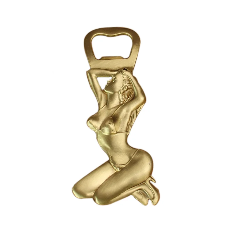 

Brass Beauty Beer Bottle Opener Creative Sexy Lady Women Shape Kitchen Tools Gift for Men