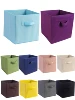 Folding Non-woven Fabric Storage Box With Handle Storage Basket Cube Bin For Children Toys Sundries Organizer Storage Bins 1