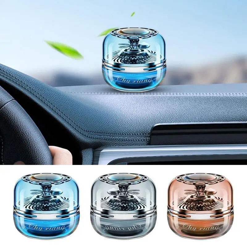 

Rotating Car Air Freshener Aroma Diffuser Auto Air Purifier Fragrance For Vehicle Solar Aromatherapy Diffuser Interior Decor