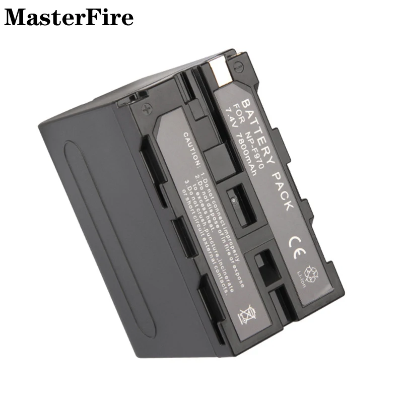 

2-10PCS NP-F970 NP-F960 7.4V 7800mah Photographic Lamp Battery for Sony HVR-V1C NXR-NX5C 820E NX3 Monitor LED Video Light Cell